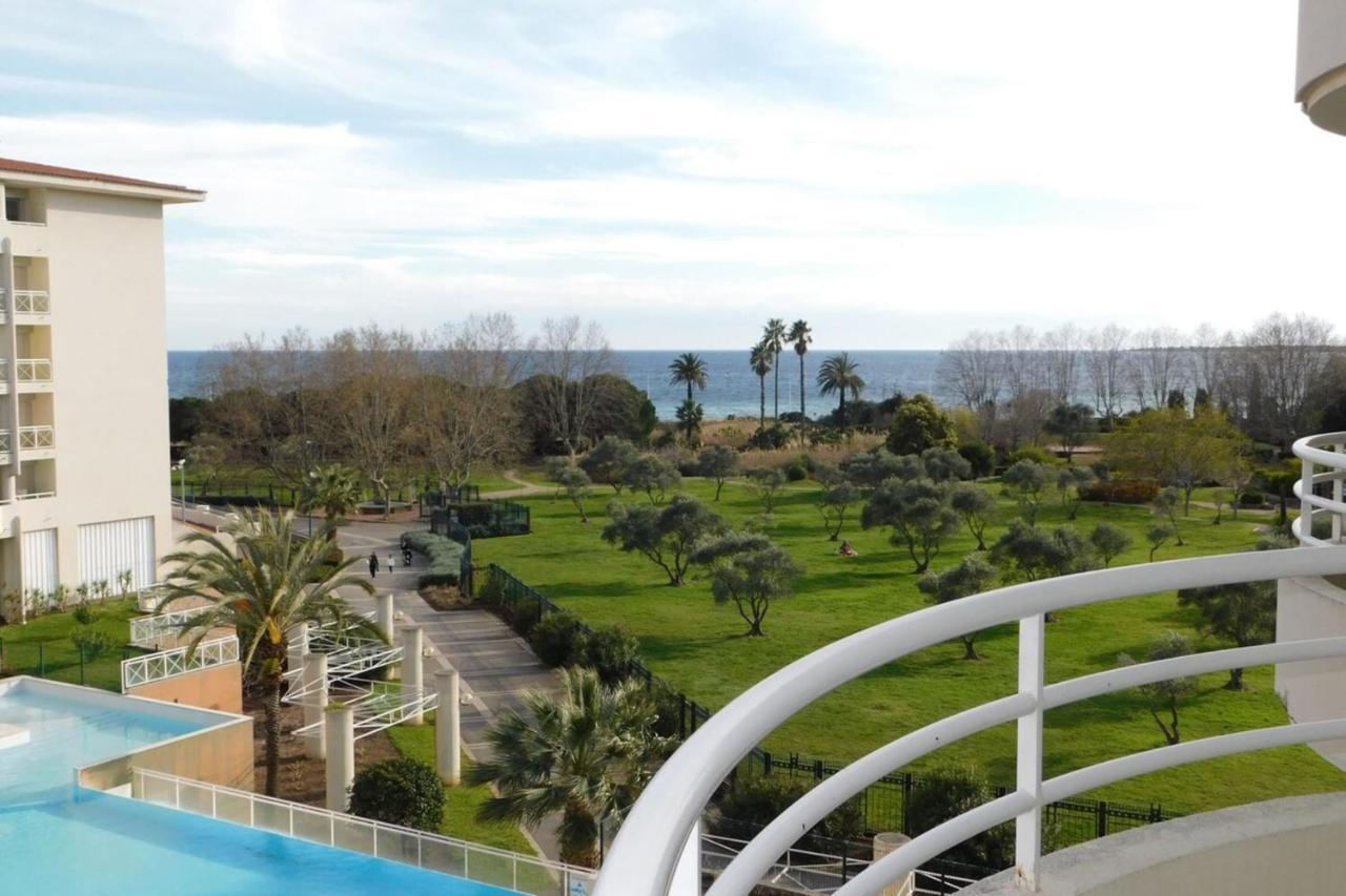 "T2 "Antibes Les Pins 3" Air Conditionned Sea View With Parking And Pool" Apartment Exterior photo